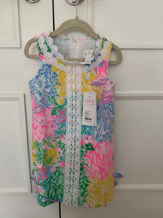 Lilly Pulitzer Other - NWT Lilly Pulitzer Sleeveless Floral Shift Dress - Pink, Green, Yellow, Blue